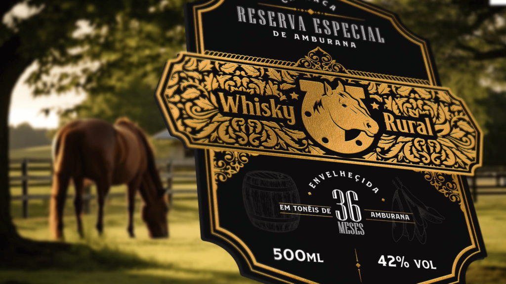 Whisky Rural - Rótulo linha top premium